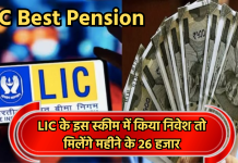 LIC Best Pension: LIC के इस स्कीम में किया निवेश तो मिलेंगे महीने के 26 हजार
