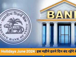 Bank Holidays June 2024: इस महीने इतने दिन बंद रहेंगे बैंक, RBI ने जारी की लिस्ट, तुरंत करें चेक..