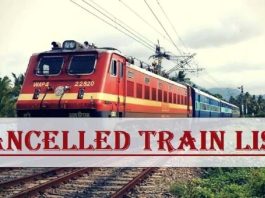 Train Cancelled : रेलवे ने इन स्टेशनों से जाने वाली कई ट्रेनें रद्द की, देखें पूरी लिस्ट