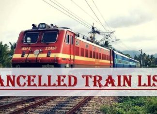Train Cancelled : दिल्ली-बिहार और हैदराबाद की 7 अहम ट्रेनें अगले कुछ दिनों के लिए रद्द, कुछ का रूट भी बदला; पढ़ें डिटेल्स Train Cancelled : भारतीय रेलवे ने अप्रैल-मई महीने के लिए इन ट्रेनों को किया रद्द, देखें लिस्ट