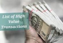 High value Transactions : आयकर विभाग इन 5 उच्च मूल्य वाले नकद लेनदेन के लिए नोटिस भेजेगा… High value Transactions : आयकर विभाग इन 5 उच्च मूल्य वाले नकद लेनदेन के लिए नोटिस भेजेगा...