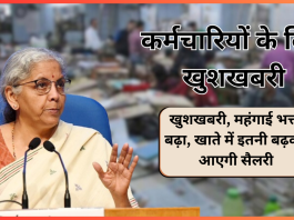 सरकारी कर्मचारियों-पेंशनरों के लिए खुशखबरी, महंगाई भत्ता बढ़ा, खाते में इतनी बढ़कर आएगी सैलरी