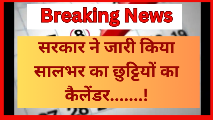 Public Holidays 2025 : जारी हुआ सालभर का छुट्टियों का कैलेंडर, जाने स्कूल,बैंक और सरकारी दफ्तरों की छुट्टियों का पूरा लिस्ट