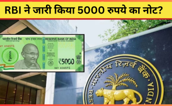 RBI ने जारी किया 5000 रुपये का नोट? लोगों में खुशी की लहर! यहाँ जाने डिटेल्स में RBI ने जारी किया 5000 रुपये का नोट? लोगों में खुशी की लहर! यहाँ जाने डिटेल्स में