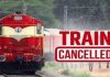 Train Cancelled : रेलवे ने इस रूट की कई ट्रेनें रद्द की, यात्रा से पहले चेक कर लें लिस्ट Train Cancelled : रेलवे ने इस रूट की कई ट्रेनें रद्द की, यात्रा से पहले चेक कर लें लिस्ट