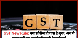 GST टैक्सपेयर्स के लिए बड़ी खबर! शुरू हो गया नया प्रोसेस, अब GST करदाता नहीं कर सकेंगे ये काम…! GST टैक्सपेयर्स के लिए बड़ी खबर! शुरू हो गया नया प्रोसेस, अब GST करदाता नहीं कर सकेंगे ये काम...!