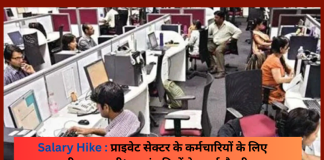 Salary Hike : प्राइवेट सेक्टर के कर्मचारियों के लिए बड़ी खुशखबरी! इन कंपनियों ने बढाई सैलरी, फटाफट चेक करे Salary Hike : प्राइवेट सेक्टर के कर्मचारियों के लिए बड़ी खुशखबरी! इन कंपनियों ने बढाई सैलरी