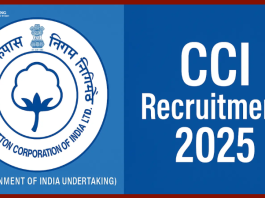 CCIL Recruitment 2025 : नौकरी पाने का मौका! भारतीय कपास निगम में निकली बंपर भर्तियां, 10वीं से लेकर MBA तक कर सकते हैं आवेदन