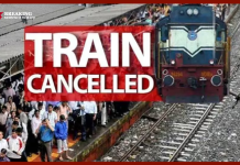 Train Cancelled : रेलवे ने इस रूट की ट्रेनें रद्द की, इन ट्रेनों के रूट बदले…यहां देखें लिस्ट…. Train Cancelled : रेलवे ने इस रूट की ट्रेनें रद्द की, इन ट्रेनों के रूट बदले...यहां देखें लिस्ट....
