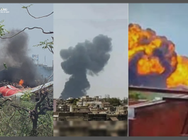 Ahmedabad Viman Hadsa: The plane tore through the hostel wall, see exclusive picture of the Ahmedabad plane crash