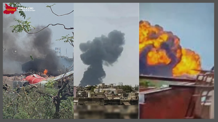 Ahmedabad Viman Hadsa: The plane tore through the hostel wall, see exclusive picture of the Ahmedabad plane crash Ahmedabad Viman Hadsa: The plane tore through the hostel wall, see exclusive picture of the Ahmedabad plane crash