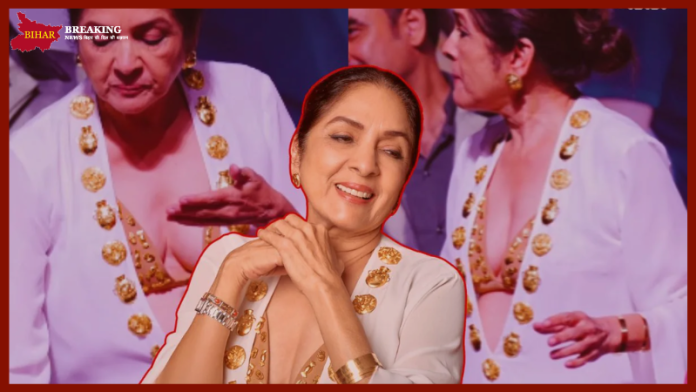 Neena Gupte Biscuit Bra Look! Neena Gupta is 66 years old, but has the fashion of a 25-year-old; Glam look in 'Biscuit Bra', VIDEO Neena Gupte Biscuit Bra Look! Neena Gupta is 66 years old, but has the fashion of a 25-year-old; Glam look in 'Biscuit Bra', VIDEO