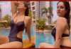 Actress Pooja Banerjee showed her bo*ld avatar in the swimming pool, fans could not believe the video Actress Pooja Banerjee showed her bo*ld avatar in the swimming pool, fans could not believe the video