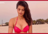 Hot actress created a ruckus by wearing a bikini, gave sexy poses in front of the camera, now the video has gone viral Hot actress created a ruckus by wearing a bikini, gave sexy poses in front of the camera, now the video has gone viral