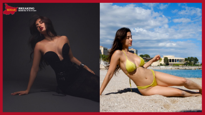 Disha Patani shared bold pictures in a black deep neck dress, created a ruckus on the internet