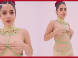 Urfi Javed latest video : Urfi Javed makes a comeback after illness, shows off her style in a revealing dress