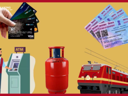 Changes From Today's Rule : Train fares increased, withdrawing cash from ATM became expensive, PAN card will not be made without Aadhaar from today