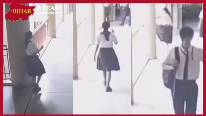 Video of suicide of a 10th class student in Ahmedabad: She came out of the class swinging the key ring, jumped from the fourth floor lobby Video of suicide of a 10th class student in Ahmedabad: She came out of the class swinging the key ring, jumped from the fourth floor lobby