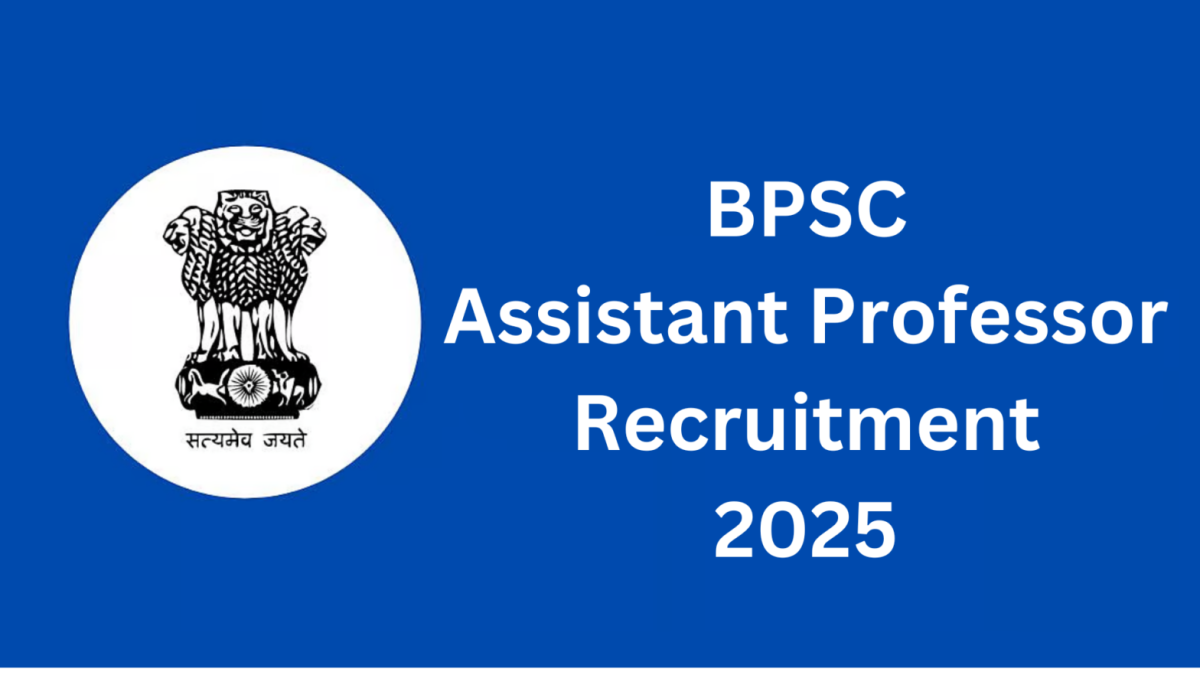 BPSC Recruitment 2025: Application started for BPSC Assistant Professor Recruitment, apply like this