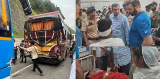 Amarnath Yatra 2025: Brakes of a bus going on Amarnath Yatra failed, collided with 4 buses, 36 devotees injured Amarnath Yatra 2025: Brakes of a bus going on Amarnath Yatra failed, collided with 4 buses, 36 devotees injured